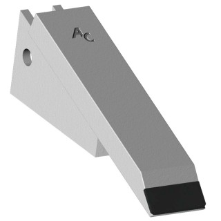 Sabot soussoleur carbure rechargé Agric enclenchement 32 mm 300x70x30 mm