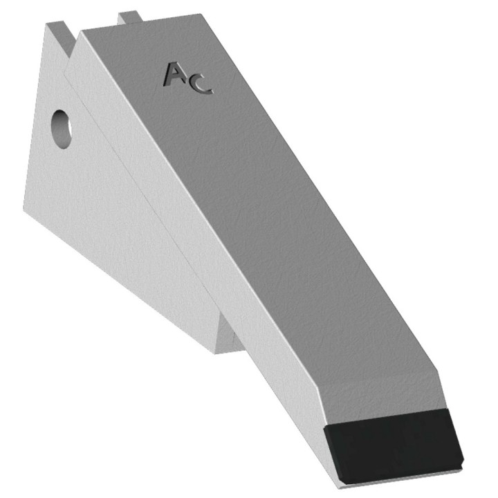 Sabot soussoleur carbure rechargé Agric enclenchement 32 mm 300x70x30 mm
