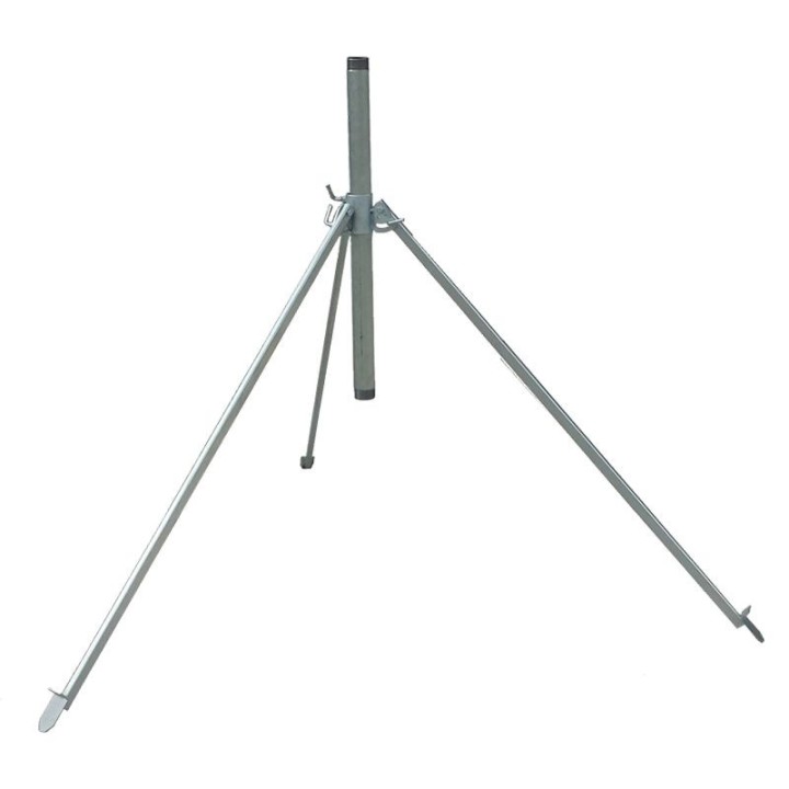 Trépied acier/ aluminium Rolland, hauteur réglable, entrée/sortie 1" Mâle, pour arroseurs 11/12/17/20/21
