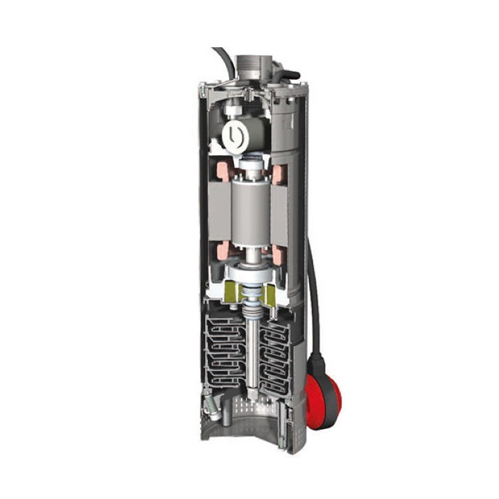 Pompe MPSM 503 Mono Calpeda, 5" immergée multicellulaire inox (turbine noryl) pour puits