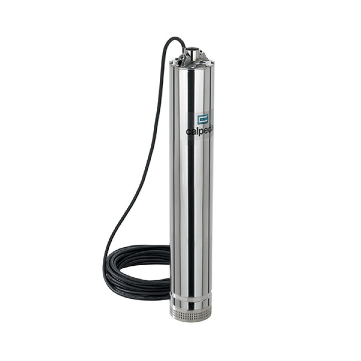 Pompe MPS 304 Tri Calpeda, 5" immergée multicellulaire inox (turbine noryl) pour puits