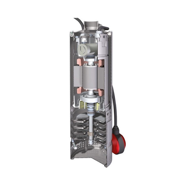 Pompe MXS 308 Tri Calpeda,5" immergée multicellulaire tout inox pour puits