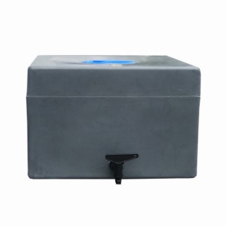 Bidon lave-main mobile Plast'Up 45 L, PEHD, gris