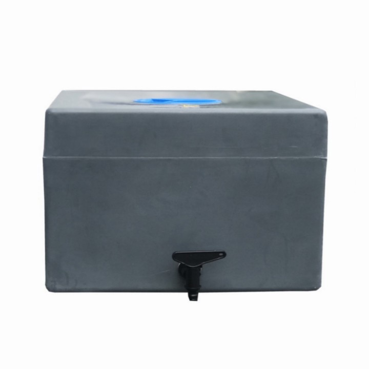 Bidon lave-main mobile Plast'Up 45 L, PEHD, gris