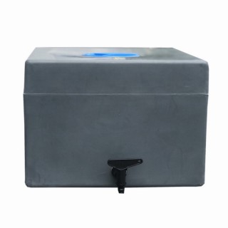 Bidon lave-main mobile Plast'Up 60 L, PEHD, gris
