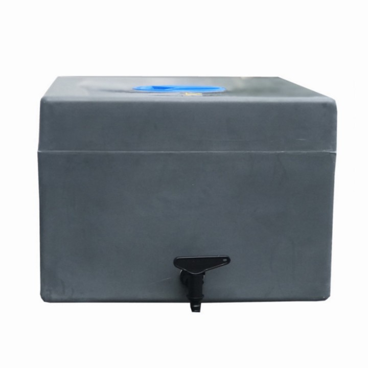 Bidon lave-main mobile Plast'Up 60 L, PEHD, gris