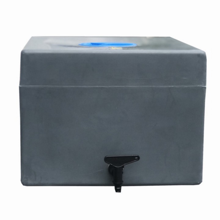 Bidon lave-main mobile Plast'Up 80 L, PEHD, gris