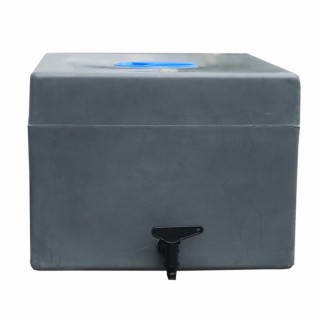 Bidon lave-main mobile Plast'Up 100 L, PEHD, gris