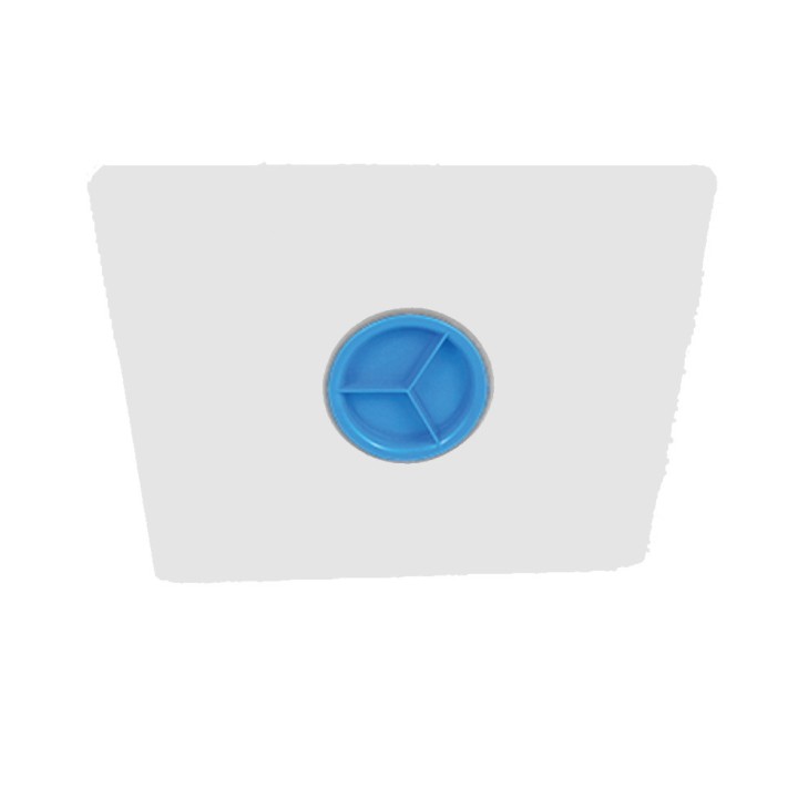 Bidon lave-main mobile Plast'Up 100 L, PEHD, blanc