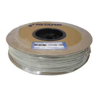 Tubing PE NETAFIM 3 x 5, gris clair, pour goutteurs sortie tête vipère 3 mm, long. 200 m