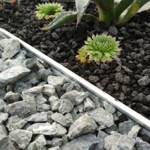 Bordure de jardin aluminium plate Toltex