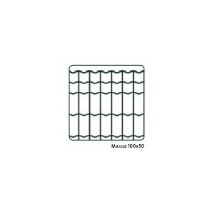 Grillage Soudé Gris Anthracite 7016 Qualité Classic maille 100x50mm rouleau de 25m