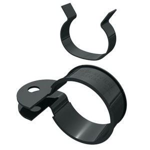 Colliers métallique pour piquet Quickfix Gris RAL 7016