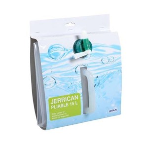 Jerrican alimentaire pliable 15 litres avec robinet EDA Plastiques