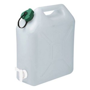 Jerrican alimentaire extra fort avec bouchon simple et robinet EDA Plastiques