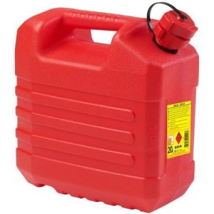 Jerrican homologué hydrocarbures avec bec verseur EDA Plastiques