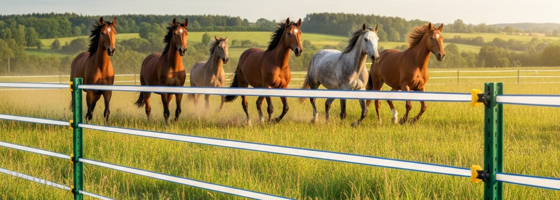 Clôture électrique chevaux et équins