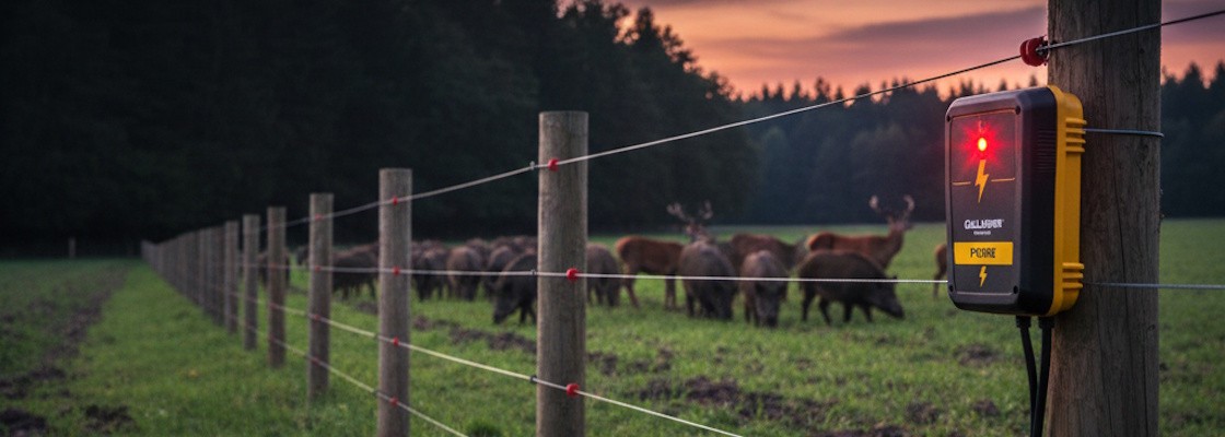 Clôture électrique sangliers, loups et gibiers