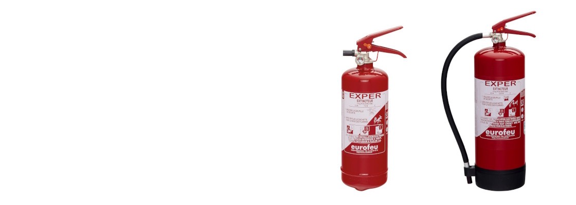 Extincteurs à incendie