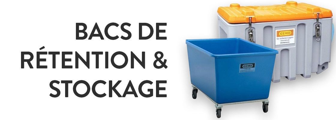 Bacs de rétention & stockage